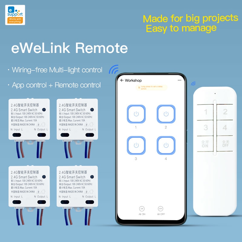 EWeLink 2.4G DIY Ʈ ġ  ȣȯ ..